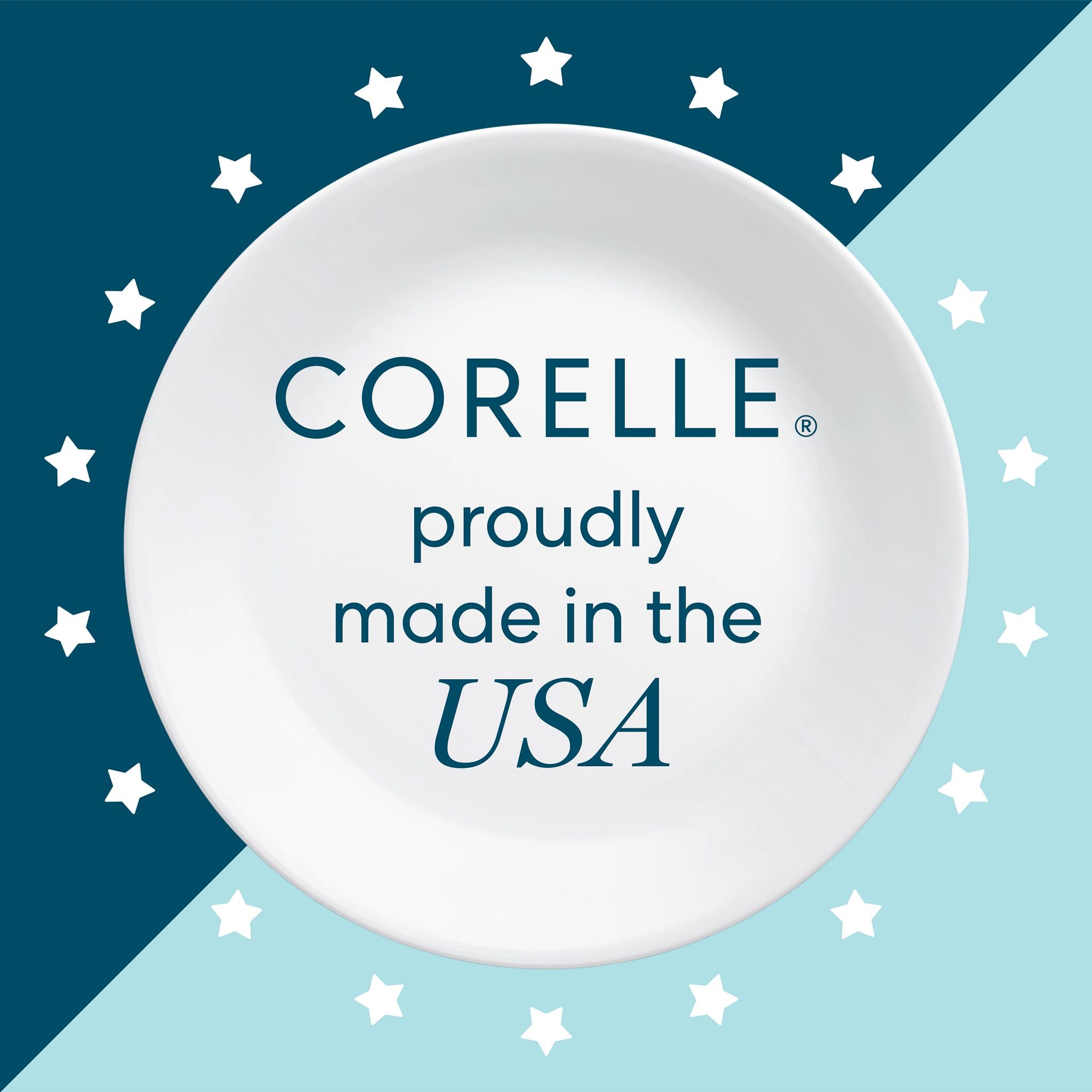 Corelle® Winter Frost White 8.5 Divided Salad Plate - Image 5