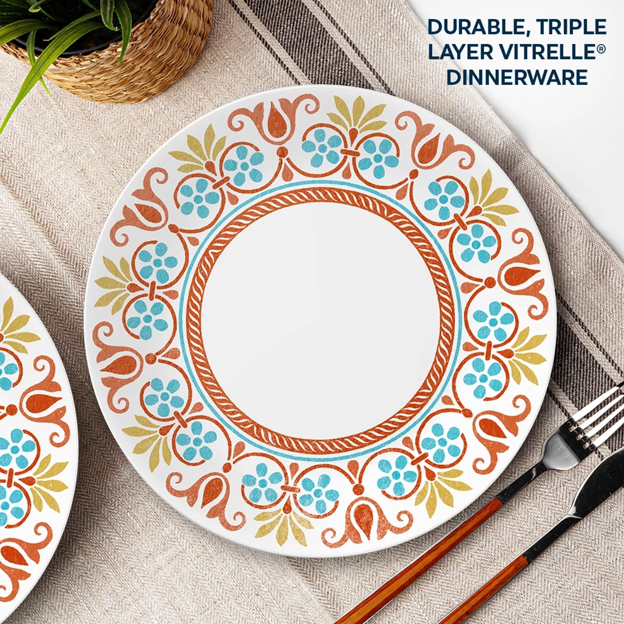 Corelle® Global Collection Terracotta Dreams 10.25 Dinner Plate - Image 2
