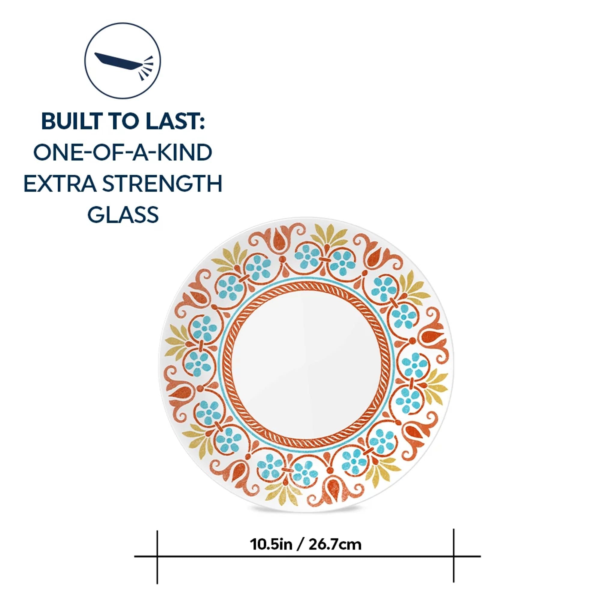 Corelle® Global Collection Terracotta Dreams 10.25 Dinner Plate - Image 4