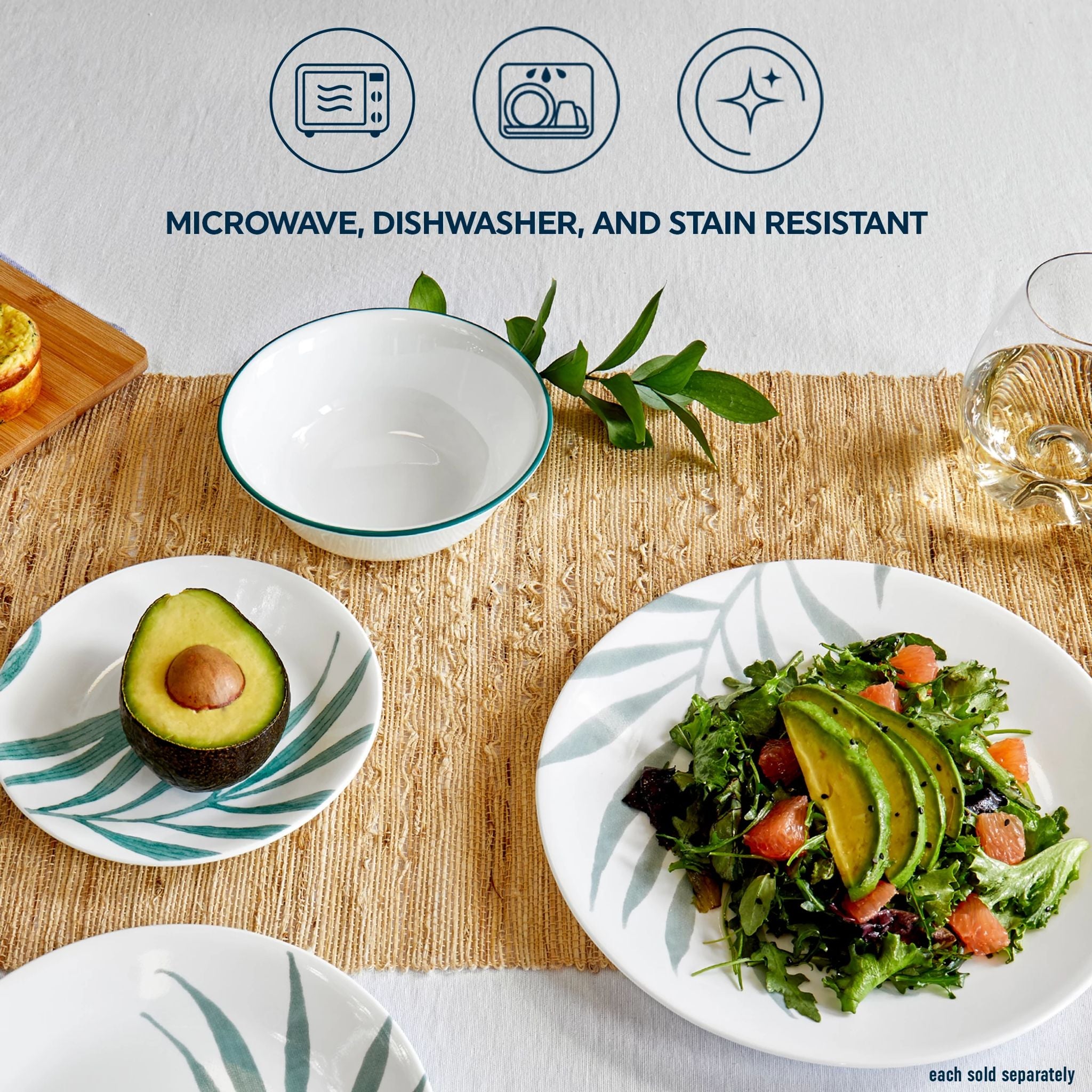 Corelle® Solar Print 10.25 Dinner Plate. EXCLUSIVE - Image 3