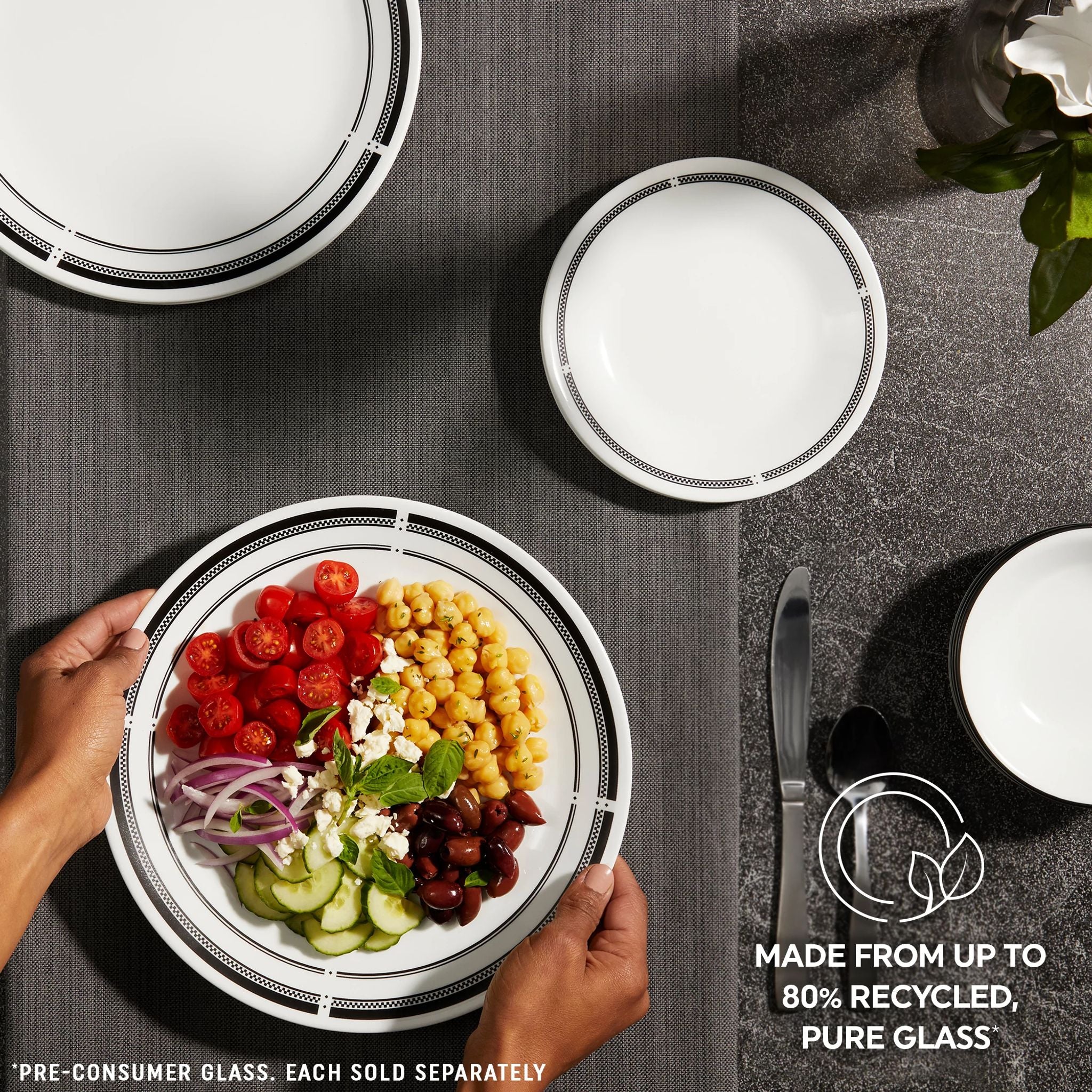 Corelle® Brasserie 10.25 Dinner Plates. 6-pack - Image 4