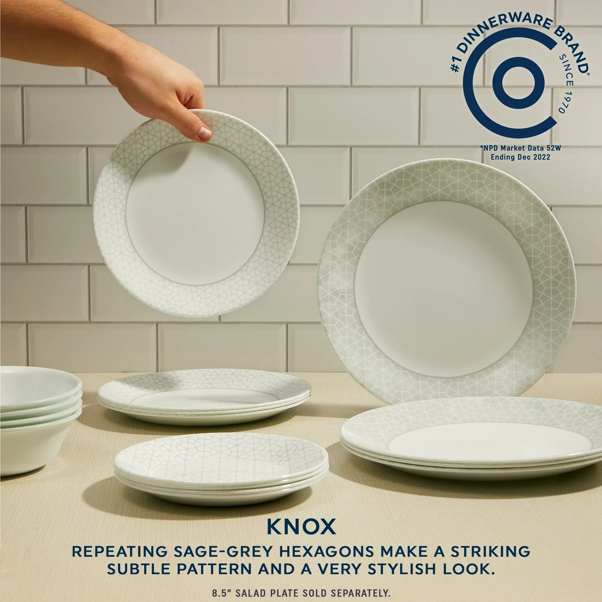 Corelle® Knox 12-piece Dinnerware Set. Service for 4 - Image 4