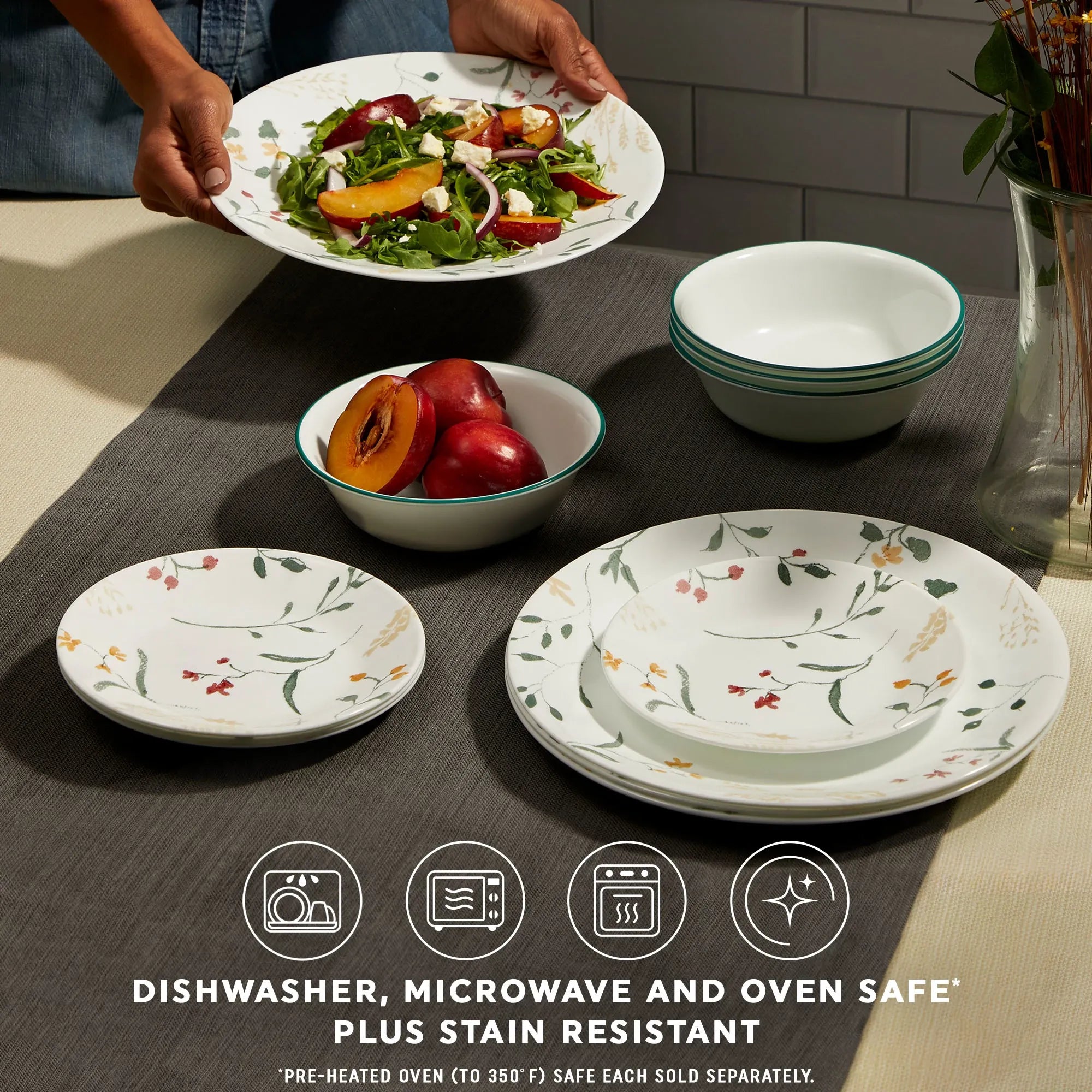 Corelle® Wildflower Scatter 6.75 Appetizer Plate - Image 4