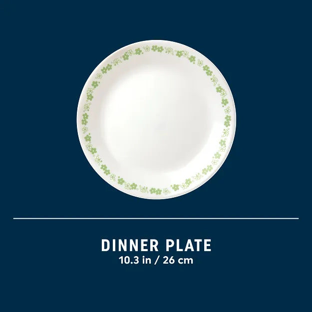 Corelle® Spring Blossom Green 10.25 Dinner Plate - Image 7