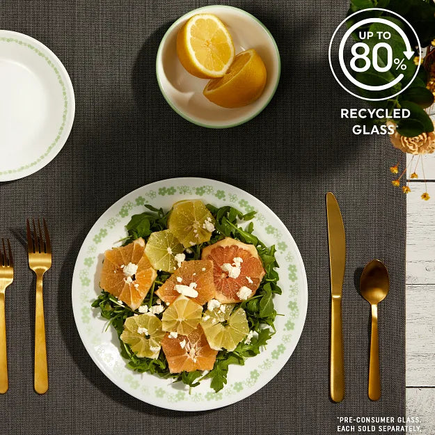 Corelle® Spring Blossom Green 6.75 Appetizer Plate - Image 5