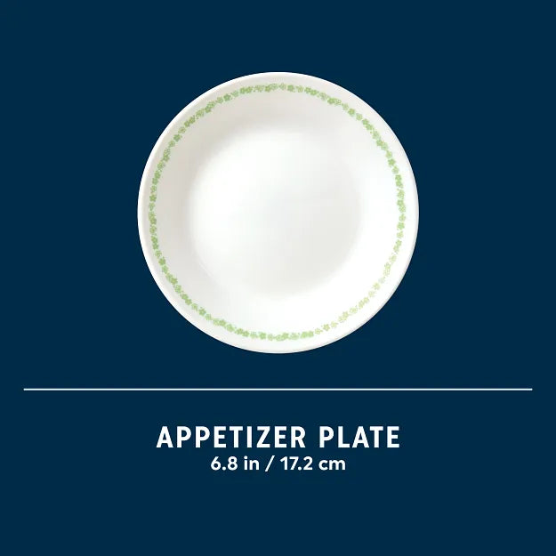 Corelle® Spring Blossom Green 6.75 Appetizer Plate - Image 7