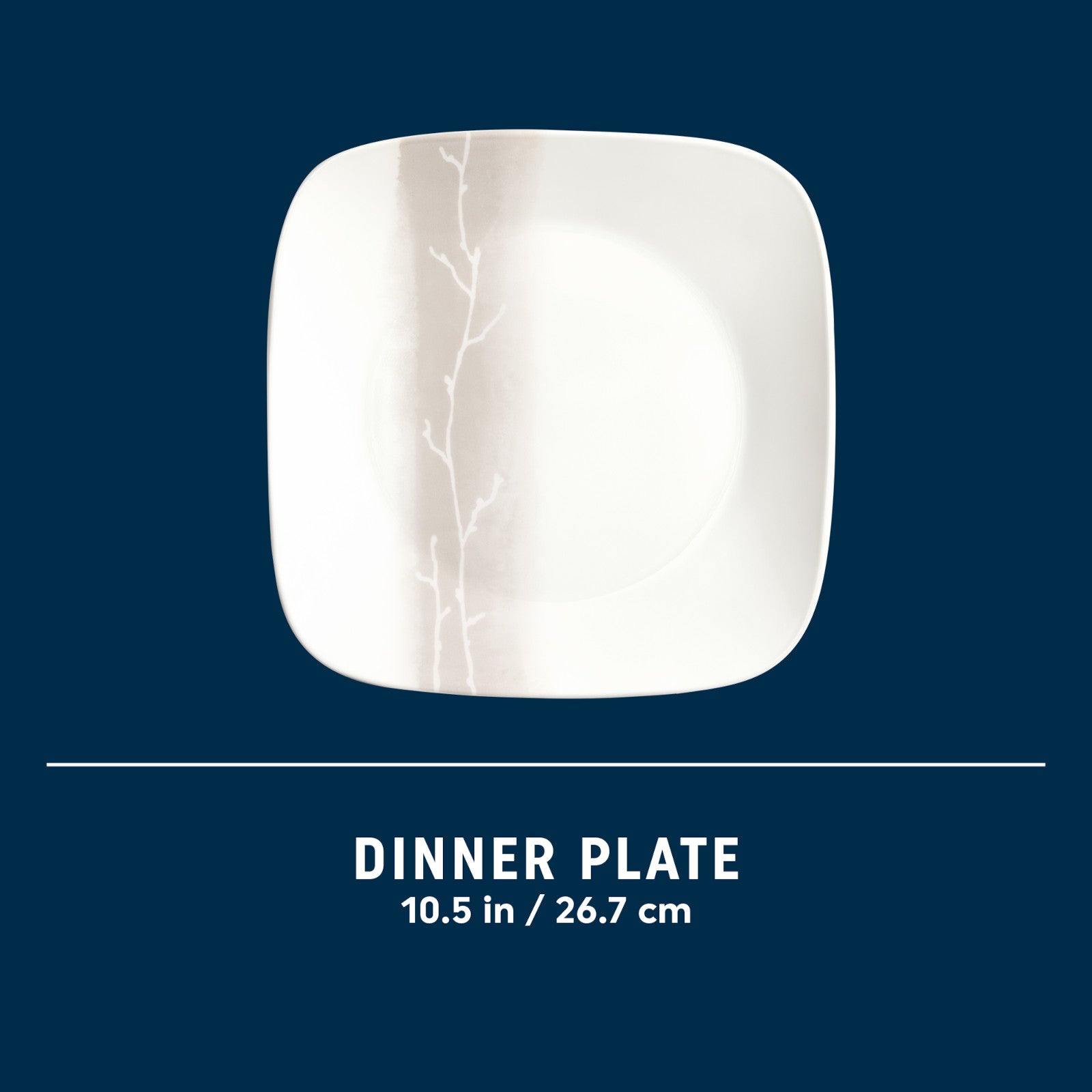 Corelle® Square Wandering Grove 10.5 Dinner Plate - Image 7