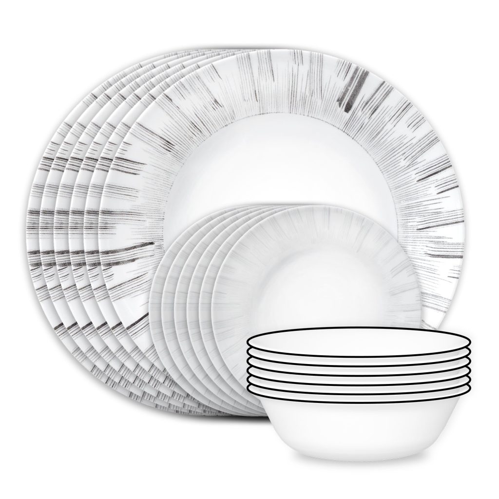 Corelle® Arica 18-piece Dinnerware Set. Service for 6