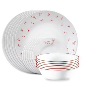 Corelle® Sweet Flora 18-piece Dinnerware Set. Service for 6