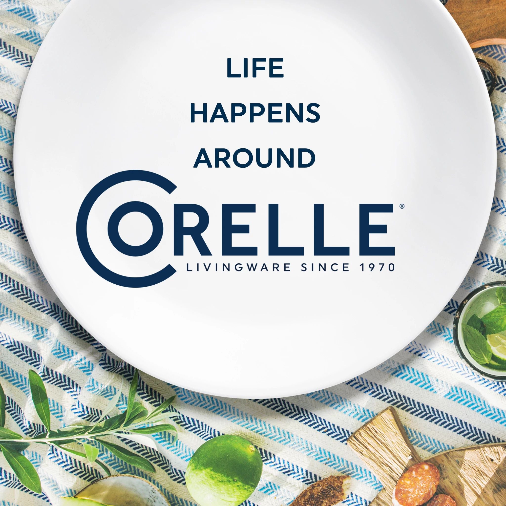 Corelle® Ocean Blues 10.25 Dinner Plate - Image 5